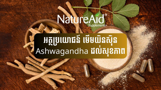 Aswhagandha Supplment stress relief by NatureAid Cambodia Phnom Penh Khmer