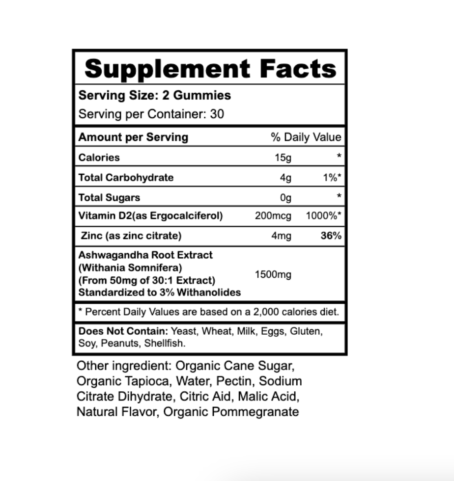 ចាហួយវិតាមីនបំបាត់ស្ត្រេស (Ashwagandha)